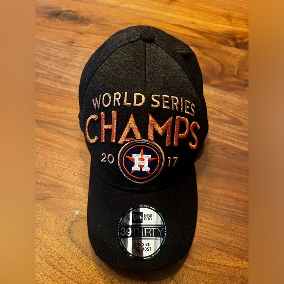 New Era Other - Houston Astros World Series Champs 2017 Hat New Era One Size On-Field Cap NWT